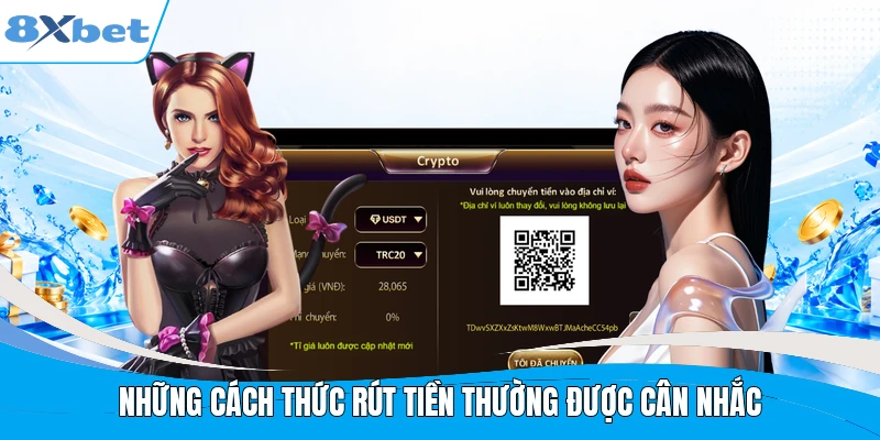 Những cách thức rút tiền thường được cân nhắc